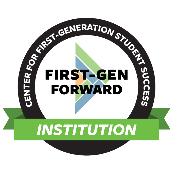 Logo for Center for First-Generation 澳门赌场 Success with text First-Gen Forward Institution